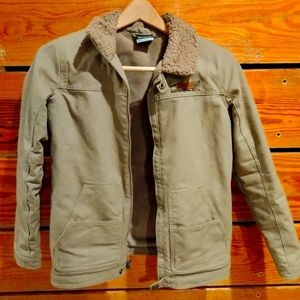 Boys Columbia Canvas and Fleece Jacket